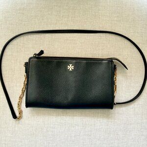 Tory Burch Black Leather Crossbody Bag